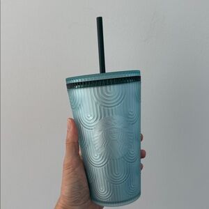 Starbucks 2024 Spring Soft Green Touch Grande 16oz Cold Cup Tumbler